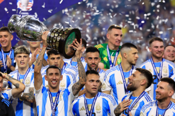 ¿Cuánto dinero ganó Argentina en premios por salir campeón de la Copa América 2024? (Fuente: AFP)