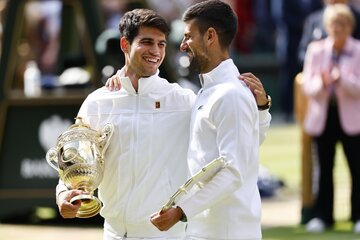 Alcaraz, un campeón en estado de gracia: otra vez ante Djokovic en Wimbledon (Fuente: EFE)