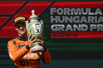 Fórmula 1: Oscar Piastri ganó en Hungría en medio de la polémica (Fuente: EFE)