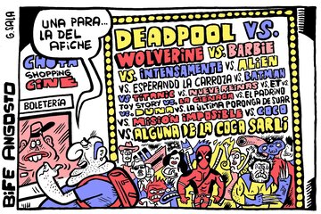Deadpool vs Wolverine (Fuente: Gustavo Sala)