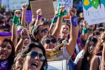 El patriarcado no se cayó ni se va a caer. La lucha feminista tampoco (Fuente: Télam)