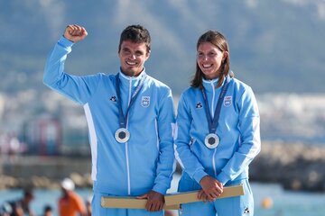 Las medallas en vela, plateadas y bonaerenses