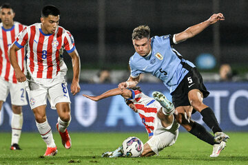 Eliminatorias: Uruguay y Paraguay repartieron puntos en Montevideo (Fuente: AFP)