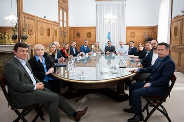 Qué pasó en la reunión cumbre entre La Libertad Avanza y el Pro en Casa Rosada (Fuente: Archivo)