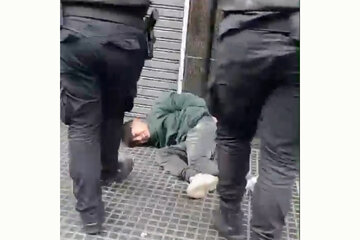 Violencia policial contra niños  (Fuente: Capturas de video)