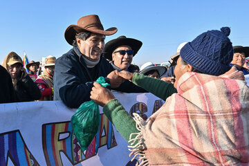 Evo y Arce se acusan de un clima de violencia (Fuente: AFP)