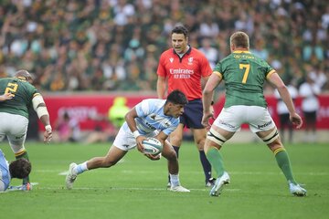 Los Pumas cayeron ante los Springboks y se quedaron sin Rugby Championship (Fuente: Prensa)