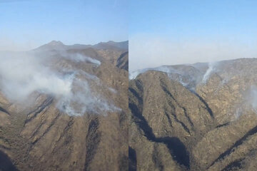 Incendios en Córdoba: sigue activo el foco en Chancaní y hubo dos reinicios en Punilla (Fuente: Redes sociales)