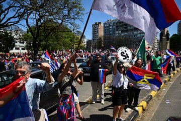 Orientales: la patria o la tumba (Fuente: AFP)