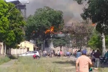 Jujuy: Se incendia el ingenio La Esperanza