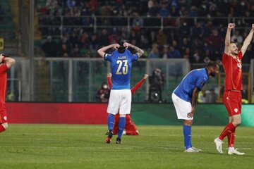 Por segunda vez consecutiva, Italia se queda afuera del Mundial