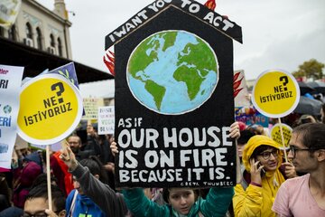 #ClimateStrike: huelga mundial contra el cambio climático (Fuente: AFP)