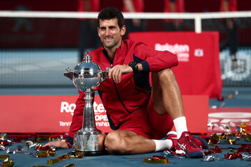 Novak Djokovic: Ganó en Tokio y se consolida en la cima (Fuente: AFP)