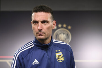 El técnico argentino Lionel Scaloni.