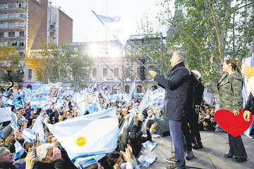 Macri, en la marcha del "Sí, se puede": un blooper tras otro