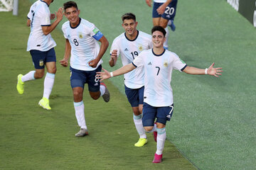 Mundial Sub 17: los chicos argentinos volvieron a festejar (Fuente: NA)