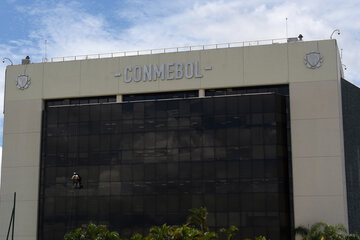 La sede de Conmebol en Luque, Paraguay. (Fuente: EFE)