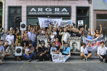 La Asociación de Reporteros Gráficos de la República Argentina (ARGRA) hará un acto a las 18.30. (Fuente: ARGRA)