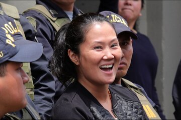 Keiko Fujimori, al ser detenida por primera vez en octubre de 2018. (Fuente: EFE)