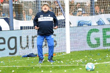 El recibimiento a Maradona dividió a algunos hinchas de Boca. (Fuente: Julio Martín Mancini)