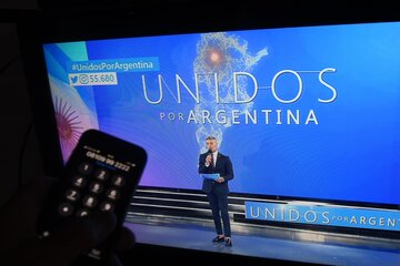 "Unidos por Argentina" tuvo conductores de todos los canales. (Fuente: Télam)