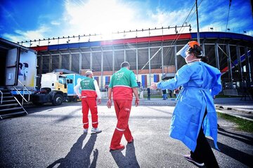 El estadio de San Lorenzo, epicentro de testeos de coronavirus (Fuente: Prensa San Lorenzo)