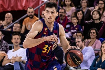 Bolmaro, con buenas proyecciones para el Draft de la NBA (Fuente: AFP)