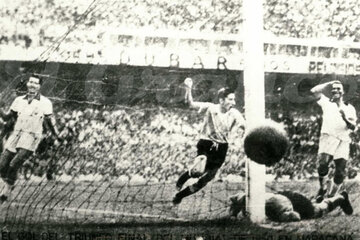 El Maracanazo que enmudeció a todo Brasil.  (Fuente: Archivo El Gráfico.)