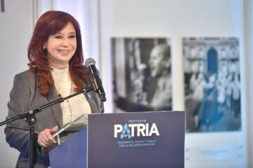 Cristina, nuevamente en el Instituto Patria.