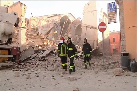 La basílica de San Benito, en la ciudad de Norcia, quedó totalmente destruida.