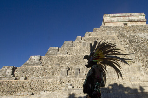 El templo de la Serpiente Emplumada.