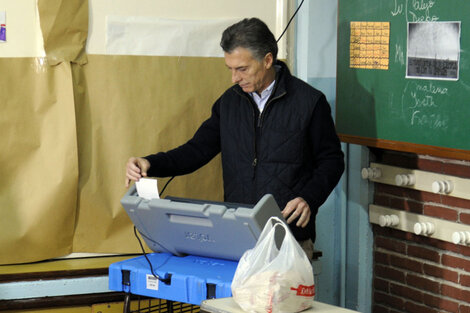 A Macri se le tildó el voto electrónico (Fuente: Télam)
