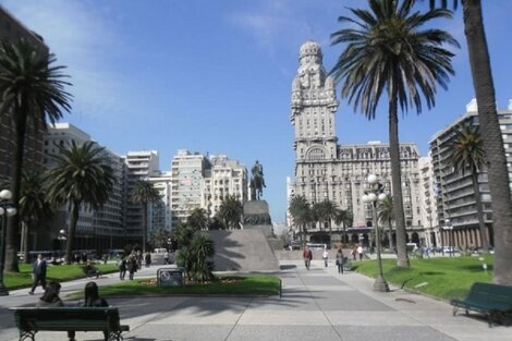 El centro de Montevideo el temblor también se sintió.