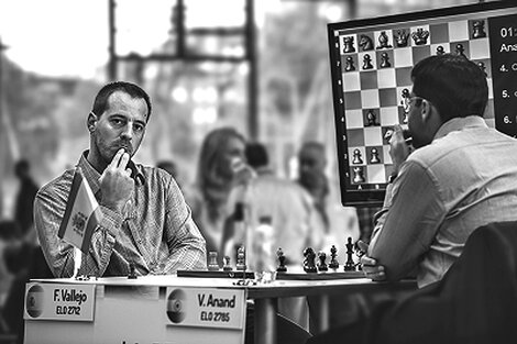 Francisco “Paco” Vallejo Pons, frente al indio Anand.