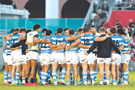 Los Pumas se entrenaron ayer en Cardiff. Después de Gales vendrán Escocia e Inglaterra.