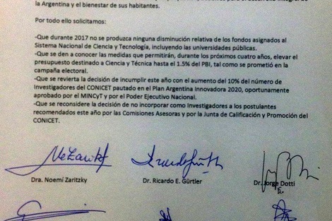 Los ganadores del Premio Houssay, contra el ajuste en la ciencia