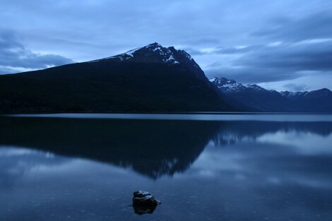 El Lago Acigami, ex Lago Roca, en Tierra del Fuego.