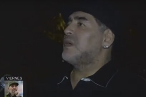 Maradona: "Vine a despedir a Fidel, el Gobierno argentino no entiende nada"