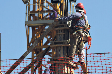 La industria de la construcción fue la más afectada por la pérdida de puestos de trabajo. (Fuente: Archivo)