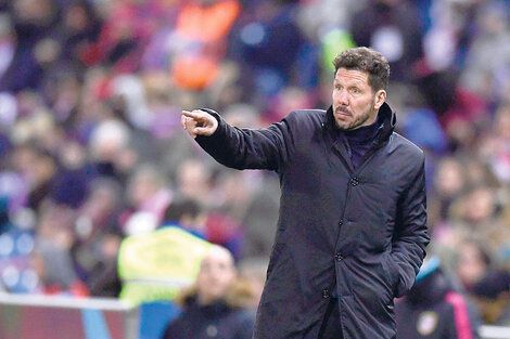 Diego Simeone tiene contrato con Atlético Madrid hasta 2018. (Fuente: AFP)