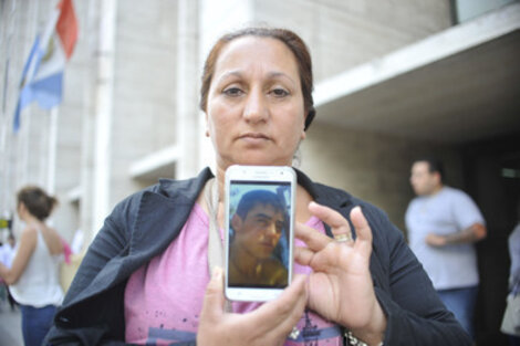 Gabriela Lara, la mamá de Gustavo, estuvo en la audiencia: "Lo único que pido es justicia".  (Fuente: Andres Macera)