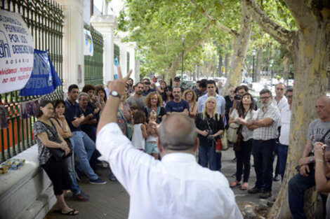 El Espacio Juicio y Castigo homenajeó ayer a militantes.  (Fuente: Andres Macera)