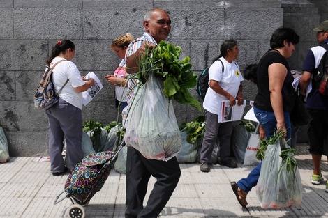 Verdurazo por los jubilados