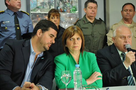 La ministra de Seguridad, Patricia Bullrich, endureció su discurso antiinmigración. 