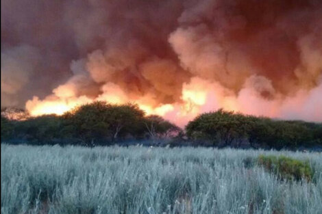 Fuego bajo control en La Pampa