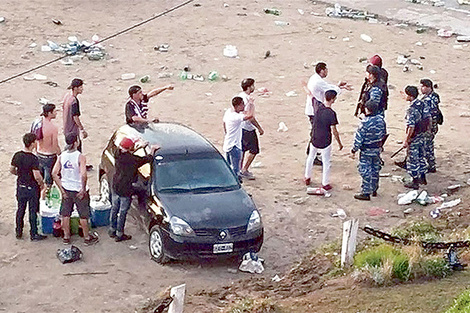 La fiesta espontánea terminó con 15 detenidos, que ya fueron liberados.