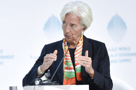 La directora del Fondo Monetario Internacional, Christine Lagarde.