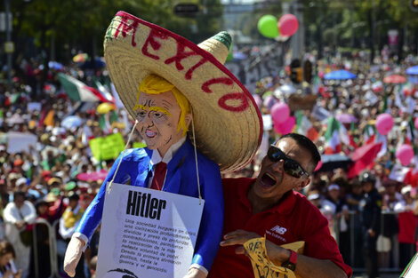 En México salen a las calles contra Trump