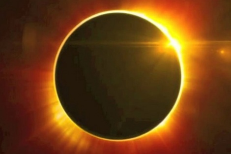 El eclipse de sol anular se vio en todo el país