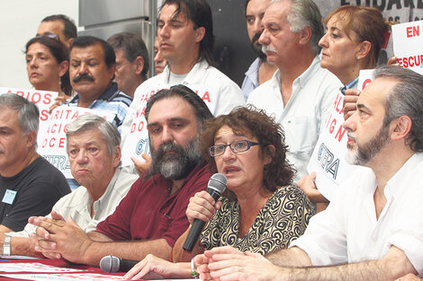 Los docentes se movilizarán al Palacio Sarmiento el 6 de marzo y al día siguiente se sumarán a la marcha convocada por la CGT. (Fuente: Bernardino Avila)